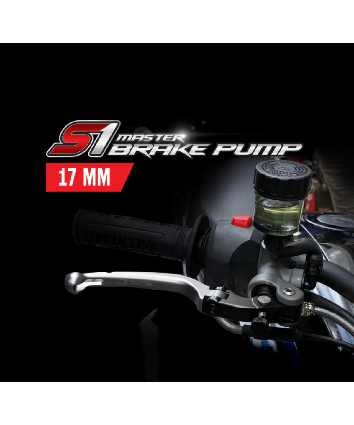 RCB S1 Forged Master Clutch Pump Master Cylinder (LH) 17MM Titanium – 01BP015T - RCB