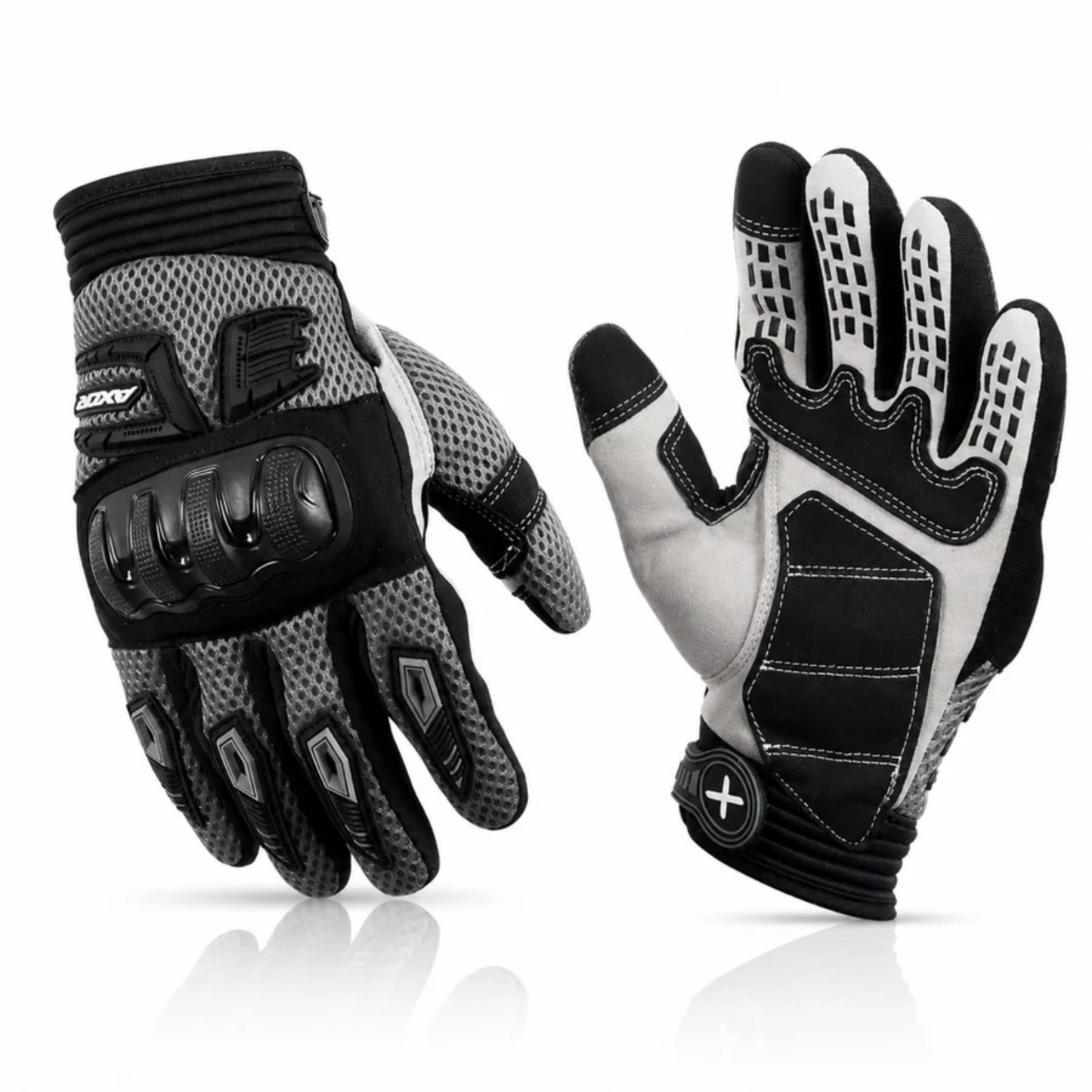 Axor Airstream Riding Gloves - Black Grey