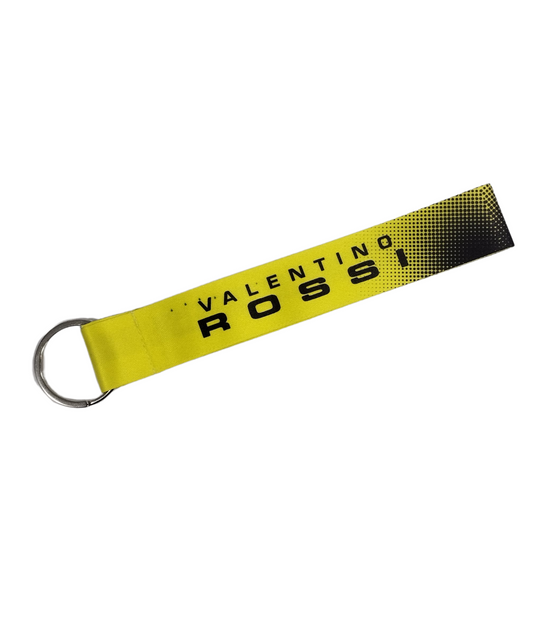 Fast Bend VR 46 Rossi Valentino Cloth Keychain - Yellow