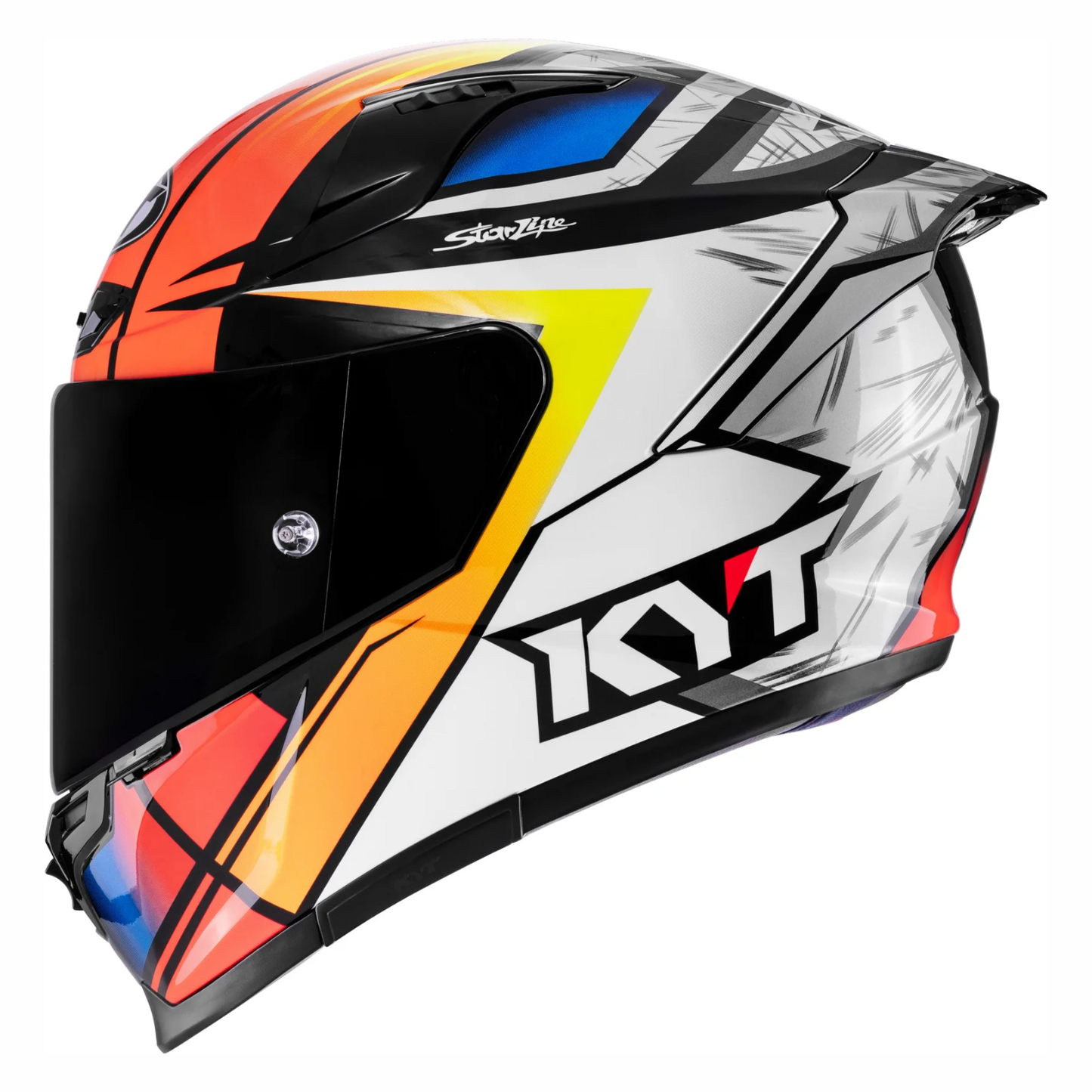 KYT Striker SV Runs Helmet - Gloss White