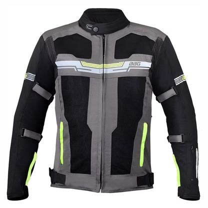 BBG Marshal Motorcycle Riding Jacket without Liner - Neon