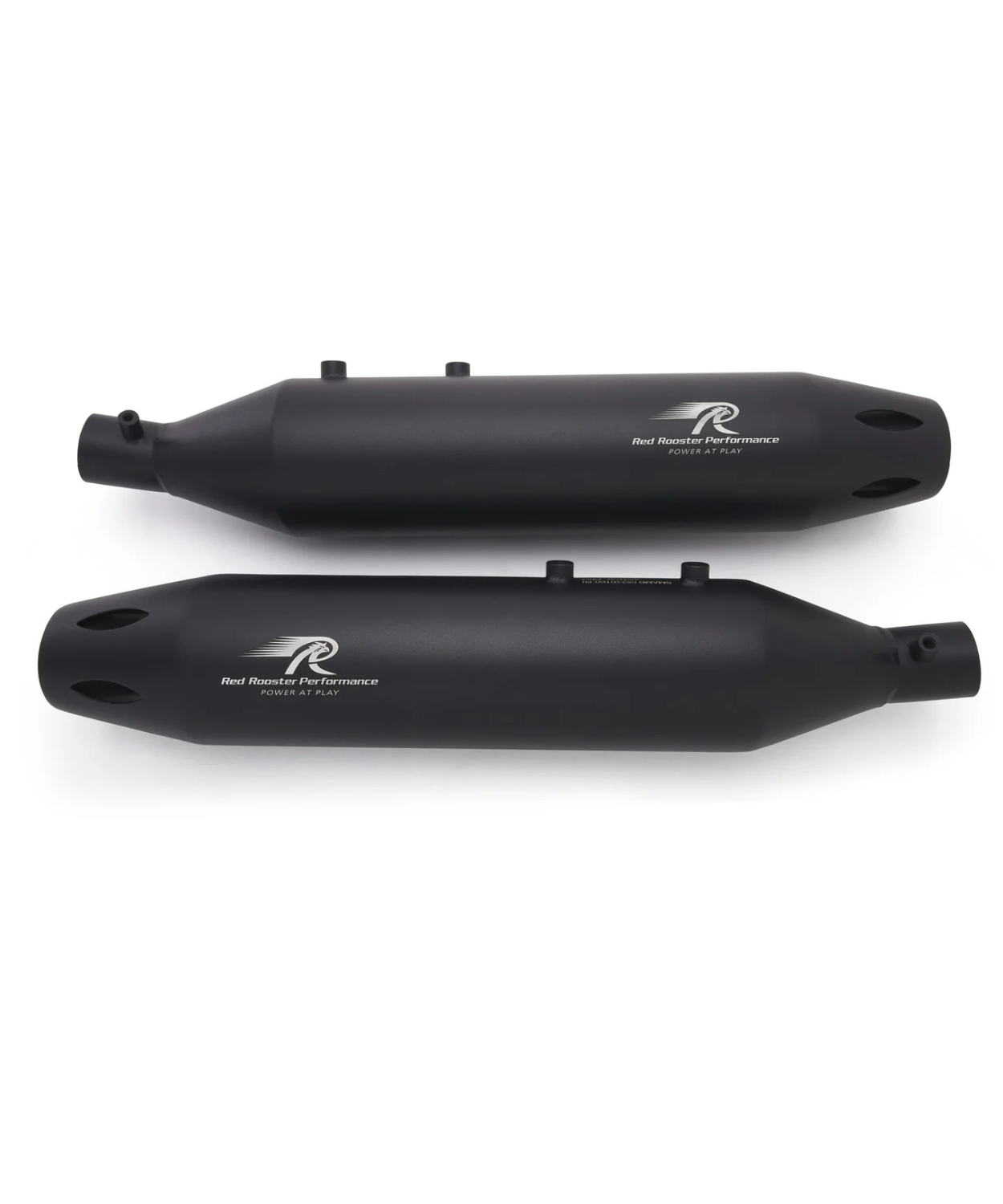 Red Rooster Performance Astral Pro Exhaust for Royal Enfield Super Meteor 650 - Matt Black