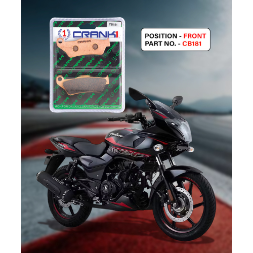 Crank1 Bajaj Pulsar 220 Sintered Brake Pads