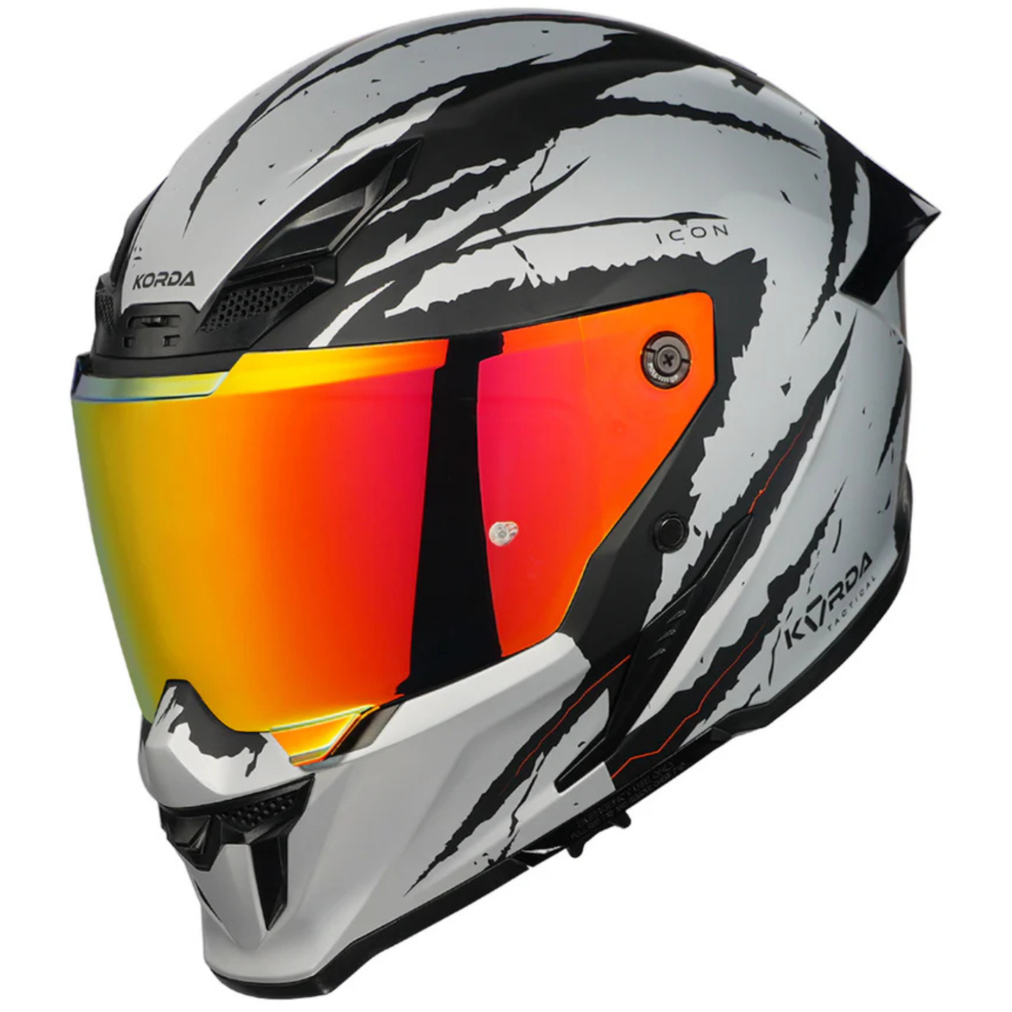 Korda Icon Fallout Helmet - Matt Silver