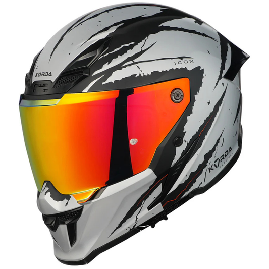 Korda Icon Fallout Helmet - Matt Silver