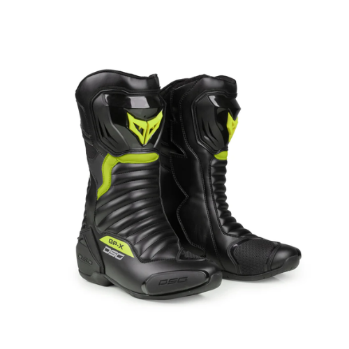 DSG GP X Riding Boots - Black Yellow