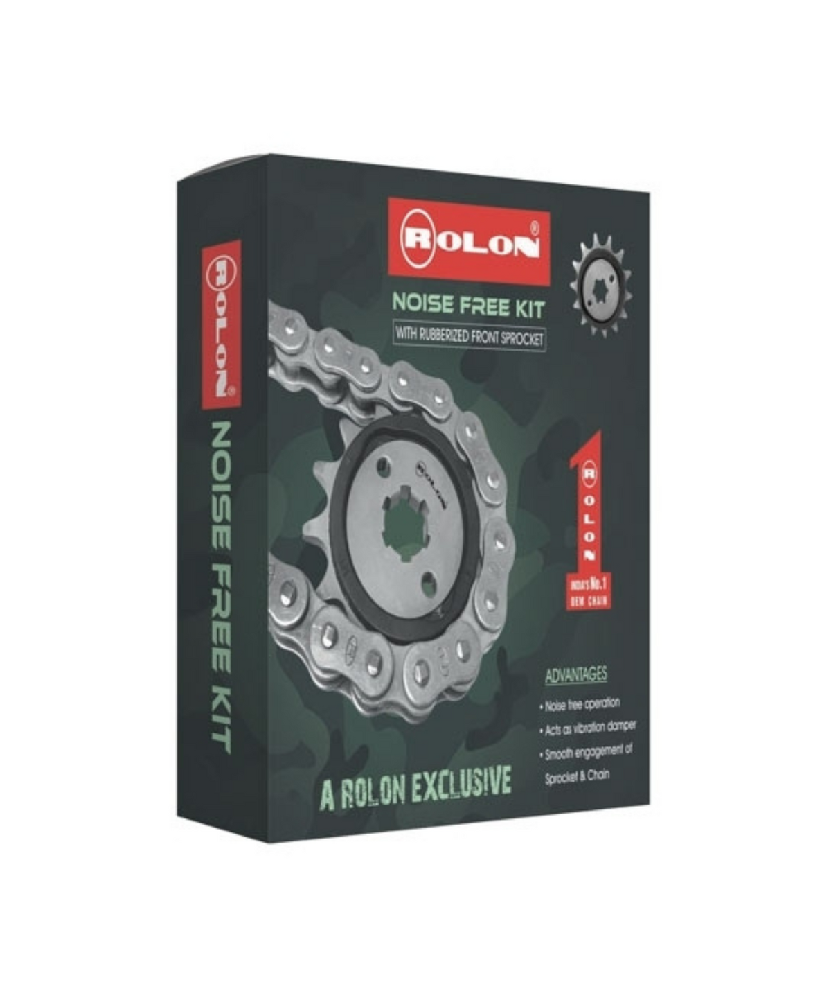 Rolon TVS Ronin 225 Chain Sprocket Kit - KIT HPOR F418 NF - Rolon