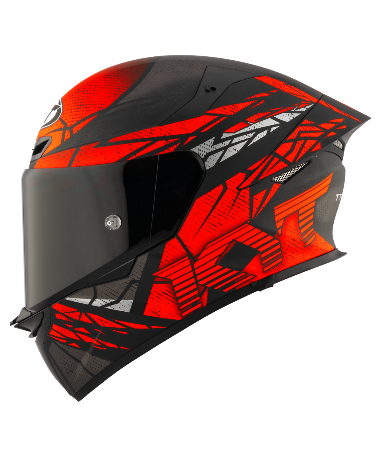 KYT TT-Revo Combustion Helmet - Matt Red