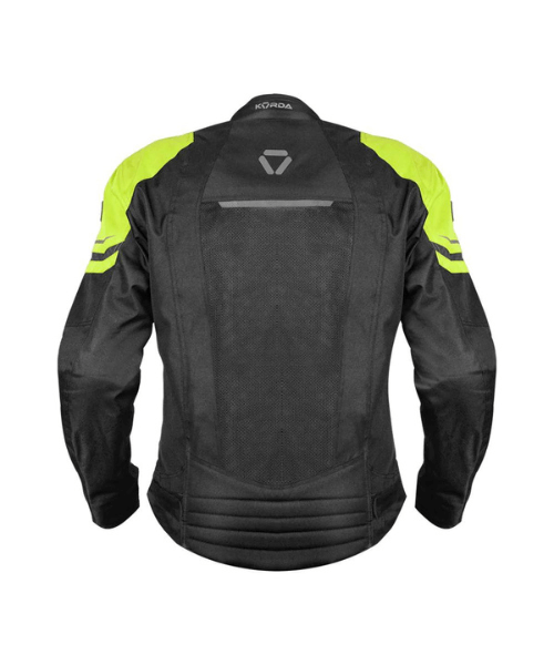 Korda Edge Riding Jacket - Black & Fluorescent Yellow