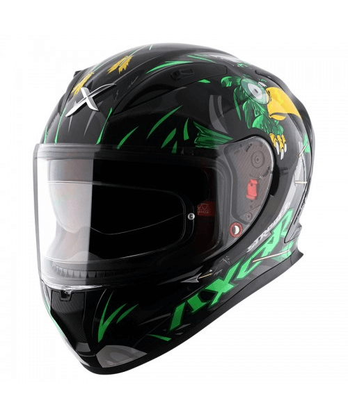 Axor Street Zazu Helmet - Black Green