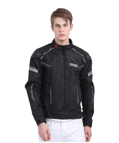 Solace Ramble V2 Motorcycle Riding Jacket - Black Grey