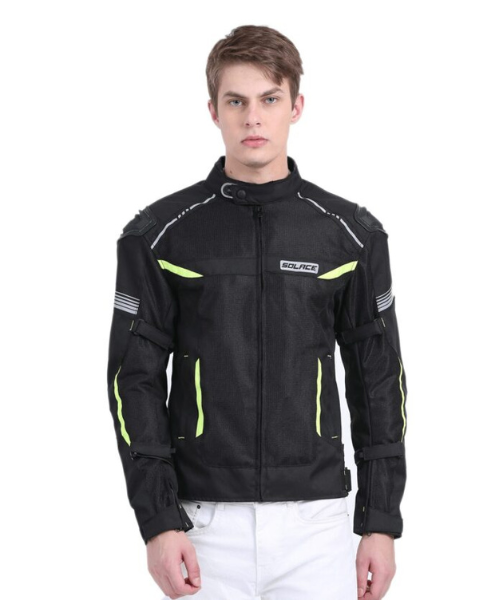 Solace Ramble V2 Motorcycle Riding Jacket - Black Neon