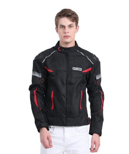 Solace Ramble V2 Motorcycle Riding Jacket - Black Red