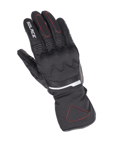 Solace Saga Waterproof Riding Gloves - Black