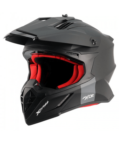 Axor X-Cross Helmet - Dull Black Red