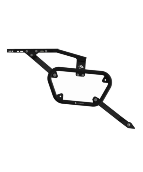 Meg Top Rack Saddlestays combo for Bajaj Dominar - Stone Black