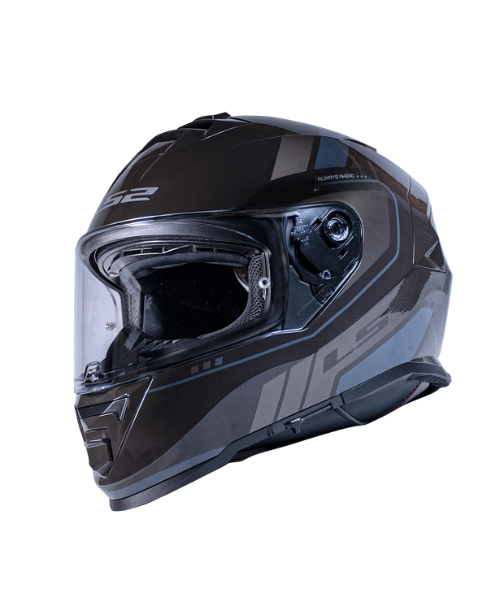 LS2 FF800 Storm II Full Face Helmet - Fist Black Black 7C