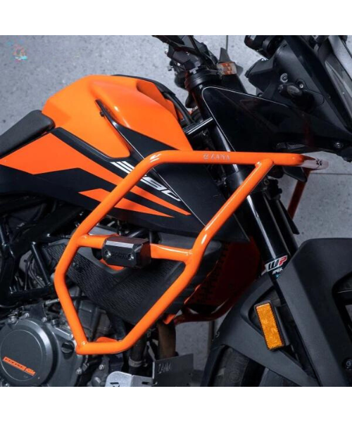 Zana Crash Guard With Slider Orange Ktm 250/390 / 390 X ADV - ZI-8051