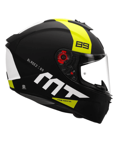 MT Helmet Blade 2SV 89 - Gloss Flourescent Yellow
