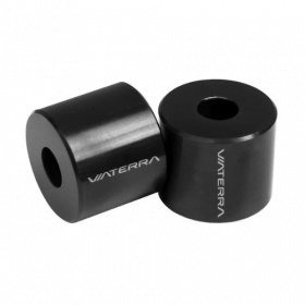 Viaterra Dominar 400 Handlebar Risers - Black