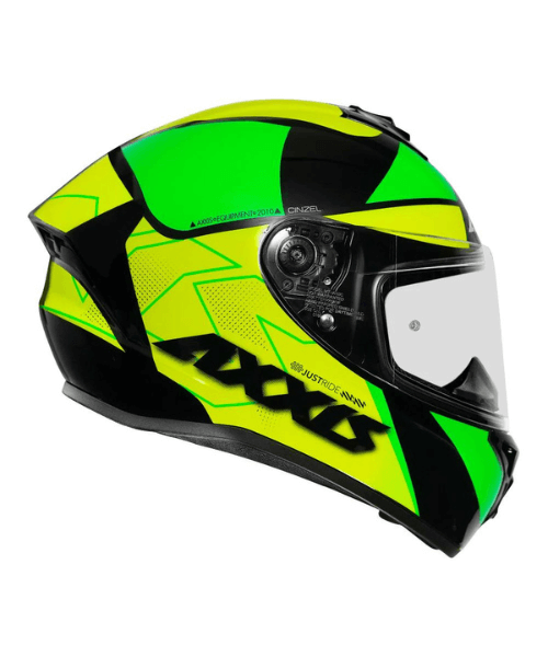 Axxis Draken’S Cinzel C3 Helmet - Gloss Fluorescent Yellow