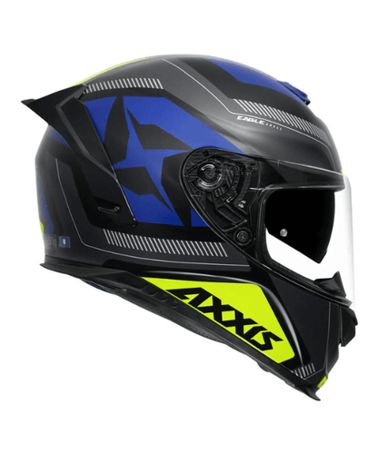 Axxis Eagle SV ILLES Helmet - Matt Fluorescent Yellow