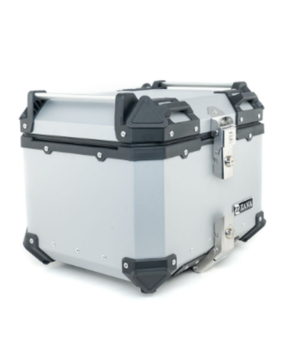 Zana Top Box Aluminium Silver 45Ltr L-Flat - ZI-TB-011