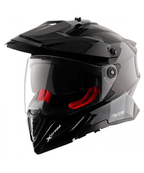 Axor X-Cross Dual Visor Sc Helmet - Black Red