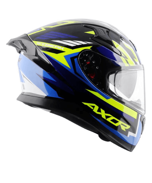 Axor Apex Streak Helmet - Gloss Black Blue