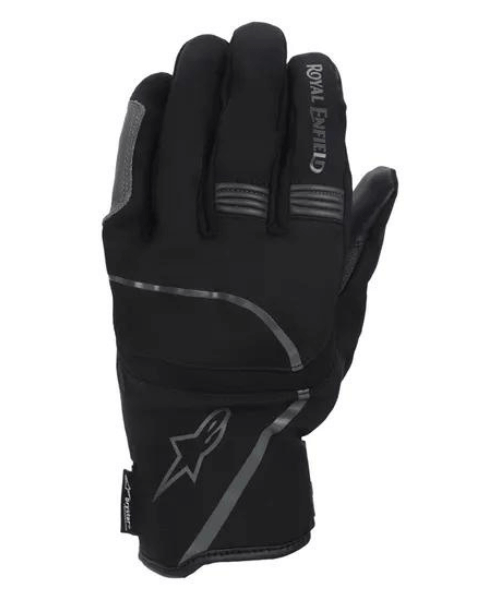 Royal Enfield Syncro Drystar Riding Gloves - Anthracite & Black