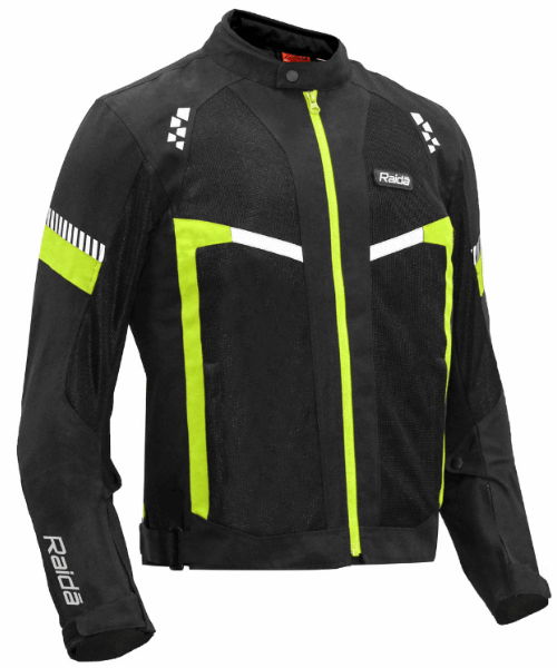 Raida Bolt Motorcycle Riding Jacket - Hi Viz