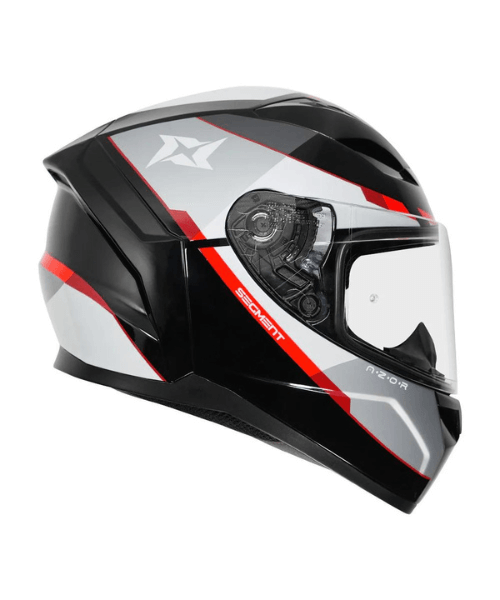 Axxis Segment Azor B5 Helmet - Gloss Red Black