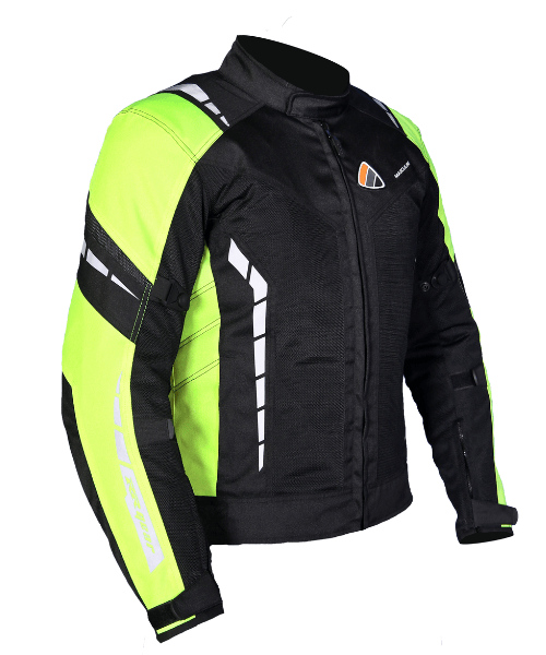 RR Gears Masculine Riding Jacket - Black Neon