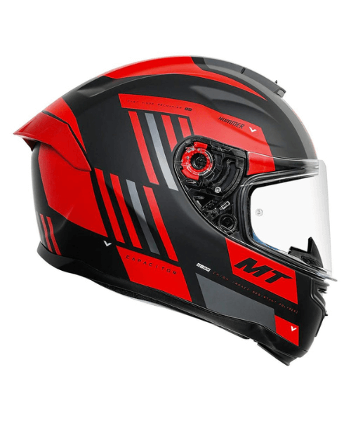MT Hummer Capacitor Helmet - Matt Red