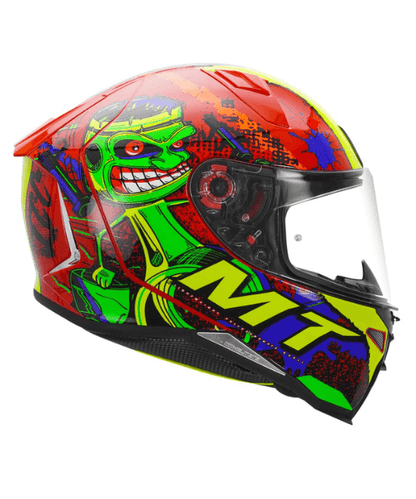 MT Revenge Piston B15 Gloss Helmet - Red