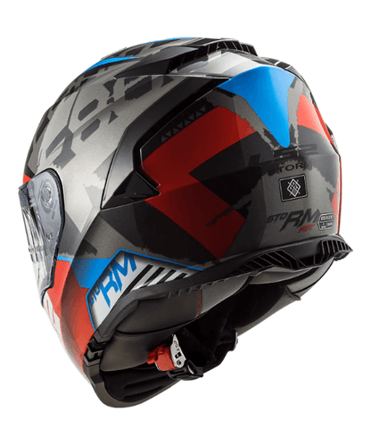 LS2 FF800 Storm Sprinter Helmet - Black Red Titanium