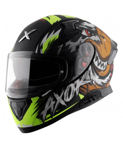 Axor Apex Falcon Helmet - Black Neon Yellow