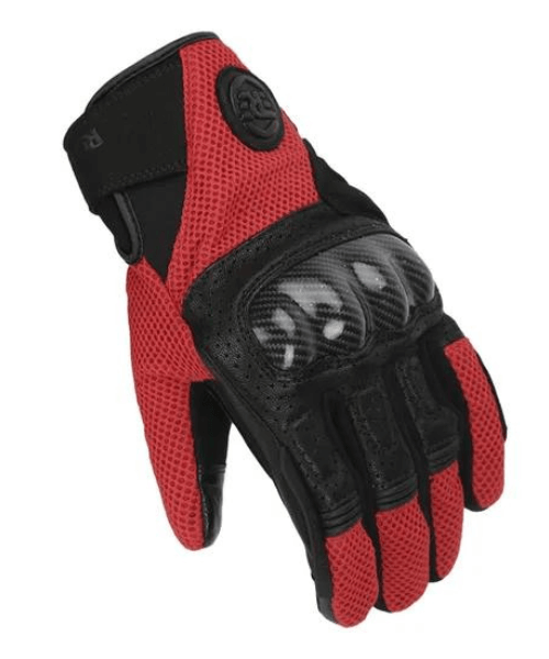 Royal Enfield Windstorm Riding Gloves - Black & Red