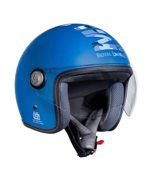 Royal Enfield Chopper MLG Camo Helmet - Matt Lagoon