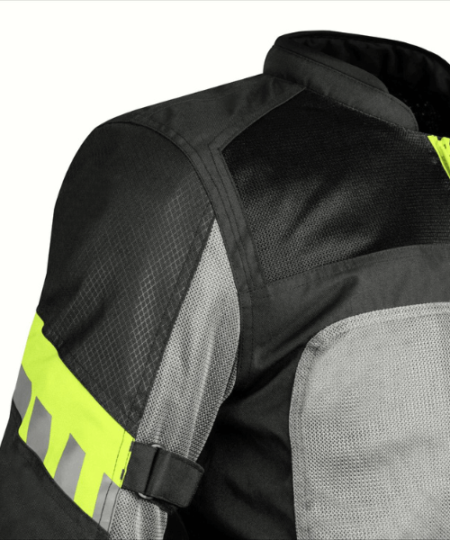 Rynox Helium GT 2 Riding Jacket - Black Hi-Viz Green