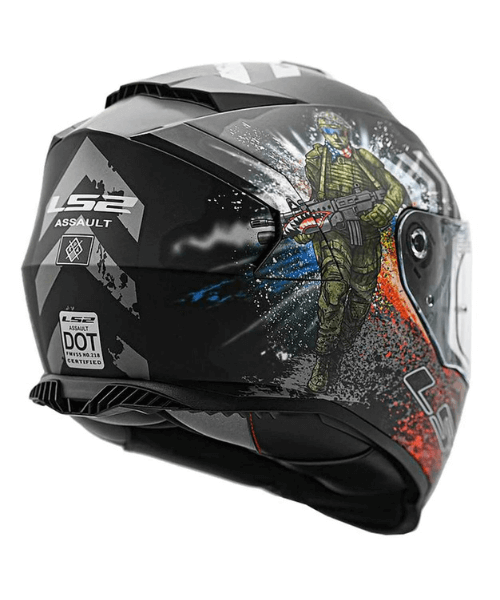 LS2 FF800 Storm Helmet - Gloss Commando