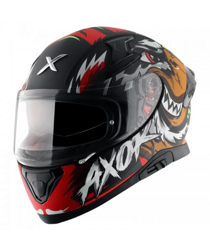 Axor Apex Falcon Helmet - Dull Black Red