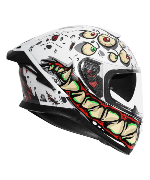 MT Thunder 3 SV Pro Yarn Gloss Helmet - White