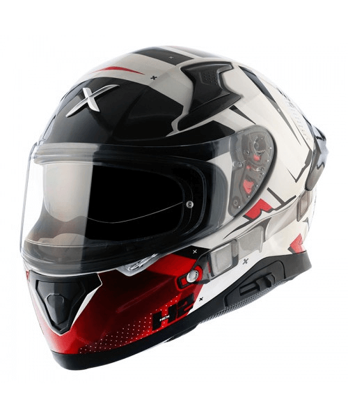 Axor Apex Hex-2 Helmet - White Red