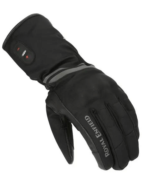 Royal Enfield Heated Riding Gloves - Black
