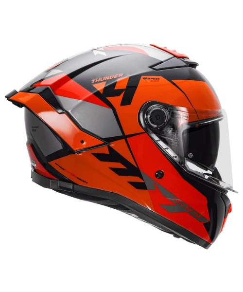 MT Thunder 4 SV EXA C15 Gloss Helmet - Orange