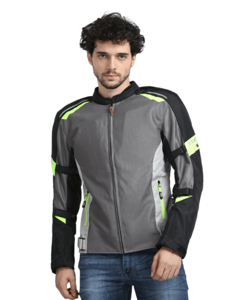 Solace AIR-X V3 Riding Jacket - Black Neon