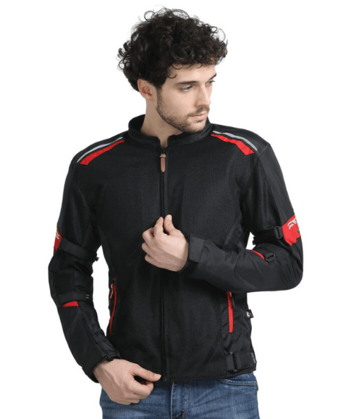 Solace AIR-X V3 Riding Jacket - Black Red