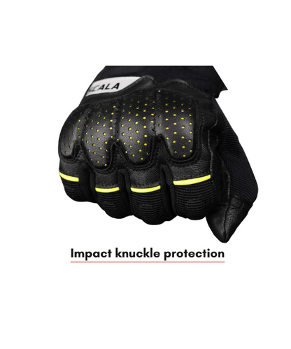 Scala Speed 2 Riding Gloves - Black Hi Viz