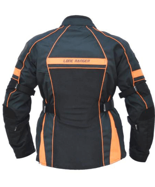 Lone Ranger Advento Women Riding Jacket - Neon Orange Black